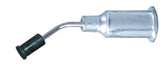 Excelta PVB-CB-332 Three Star Black Buna-N Static Safe Tip Bent, 3/32"