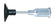 Excelta PVS-CB-12 Black Buna-N Static Safe Tip Straight, 1/2"