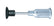 Excelta PVS-CB-14 Black Buna-N Static Safe Tip Straight 1/4"