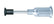 Excelta PVS-CB-18 Vacuum Pickup Straight Tip Three Star Black Buna-N Static Safe, 1/8"