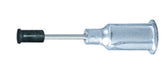 Excelta PVS-CB-332 ESD-Safe Straight Black Buna-N Vacuum Pickup Tip, .10"