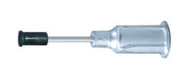 Excelta PVS-CB-332 ESD-Safe Straight Black Buna-N Vacuum Pickup Tip, .10"