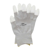 PIP TDESDNYXS Grey Assembly and Inspection Gloves with White Nitrile Coated Fingertips