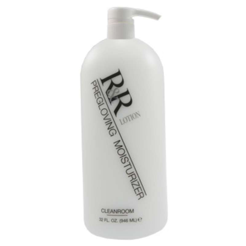R&R ICL-32-CR Pregloving Fragrance-Free Lotion 32oz Bottle with Pump
