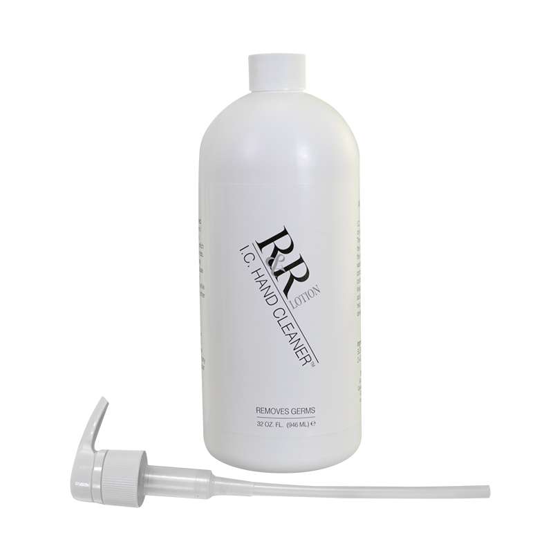 R&R ICS-32 Antibacterial Hand Cleaner Bottle With Pump, 32 oz