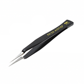 Aven 18013ARS AA-SA Style Tweezer, Black with Yellow Print
