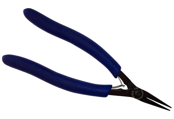 Swanstrom S324E ESD-Safe Slim Head Long Nose Plier with Smooth Jaw & Erogonomic Handle, 6.21"