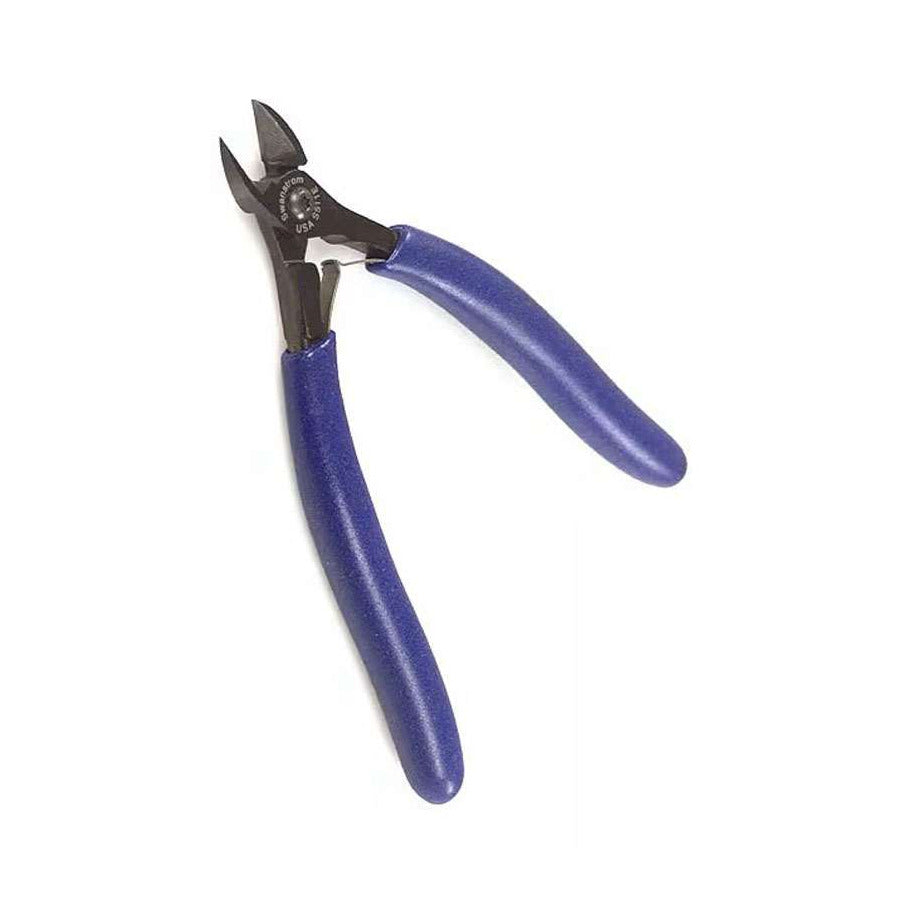 Swanstrom S511E ESD-Safe Oval Head Flush Cutter with Cushion Grip Handle, 5-13/16"