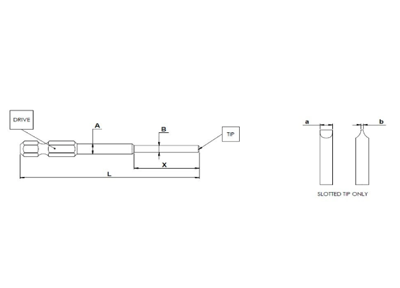 ASG 64433 4mm Phillips Bits for Cross-Recess Head Fasteners