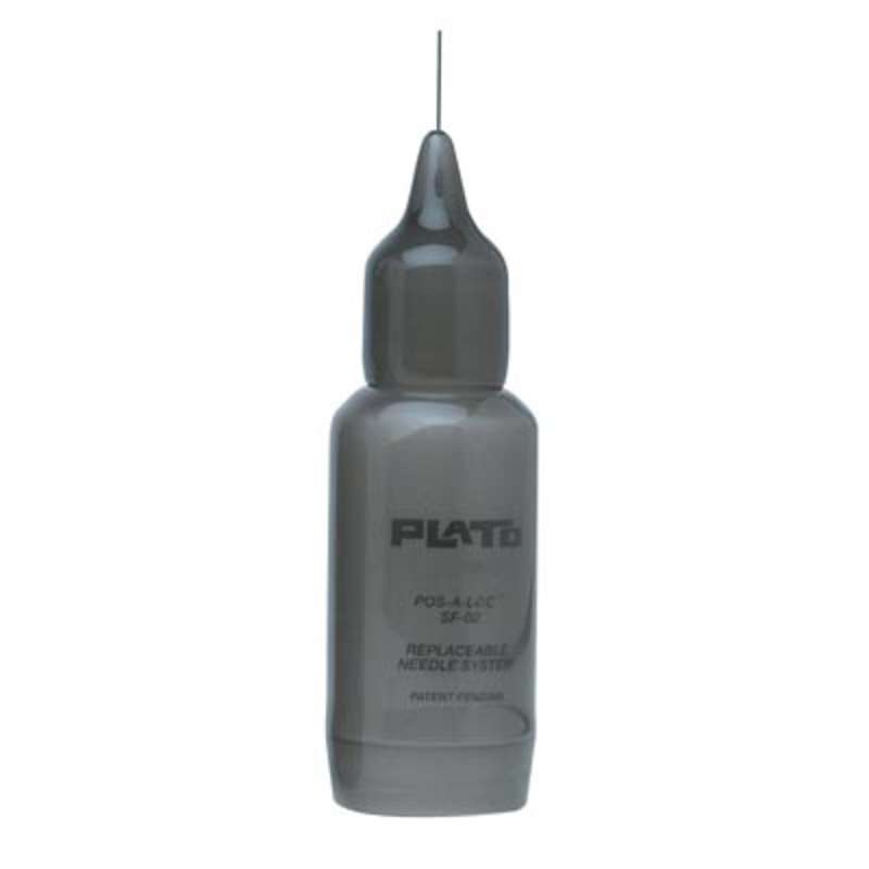 Plato SF-02 ESD-Safe Dispenser Flux Bottle with .020" Diameter Needle, 2 oz