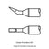 Metcal SFP-CH20 SFP Series 30° Standard Chisel Cartridge Soldering Tip for MFR-HSR Iron, 1.80mm