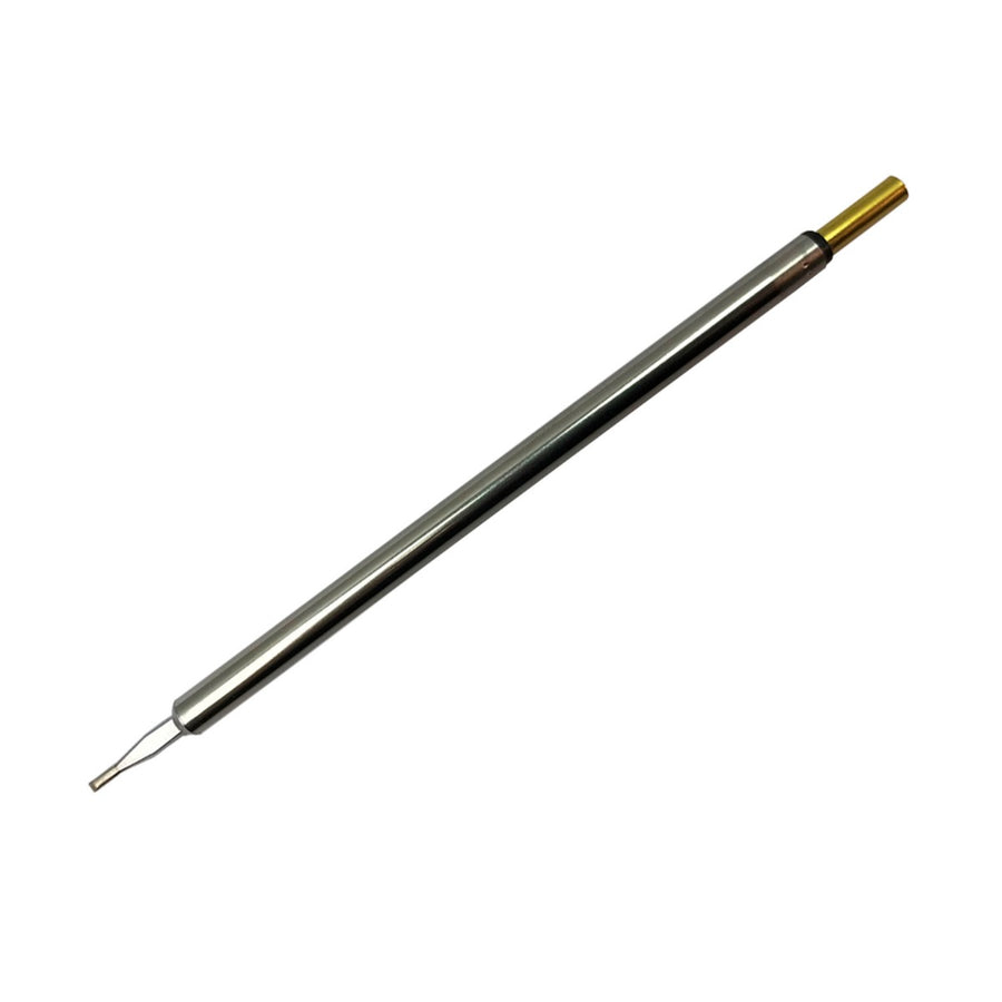 Metcal SFP-CHL20 SFP Series 60° Standard Long Reach Chisel Cartridge Soldering Tip for MFR-HSR Iron, 2.00mm