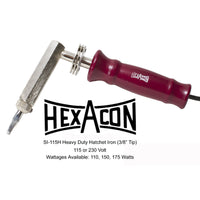 Hexacon SI-155H 150W Heavy Duty Plug-Tip Hatchet Soldering Iron Tip, 3/8", 150W