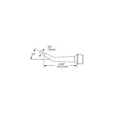 Metcal SMTC-0172 SMTC 600 Series 30° Micro-Fine Rework Bent Conical Cartridge Solder Tip for MX Series Systems