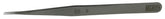 Excelta SS-S-SE Stainless Steel Tweezer with Long Fine Point Tip, 5.5"
