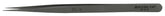 Excelta SS-S Style Swiss Tweezer With Straight Fine Point Tip, 5.5"