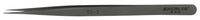 Excelta SS-S Style Swiss Tweezer With Straight Fine Point Tip, 5.5"