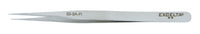 Excelta SS-SA-PI Stainless Steel Anti-Magnetic Tweezer with Long Straight Tip, 5-1/2"