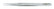 Excelta SS-SA-PI Stainless Steel Anti-Magnetic Tweezer with Long Straight Tip, 5-1/2"