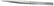 Excelta SS-SA Stainless Steel Anti-Magnetic Tweezers with Long Straight Tips, 3 Star, 5-1/2"