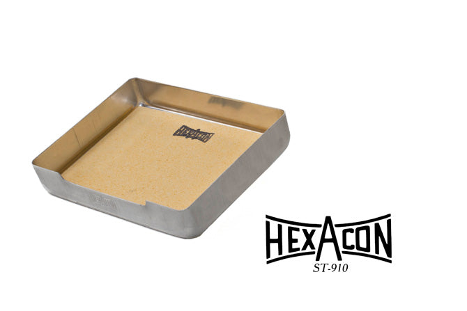 Hexacon ST-910 Metal Tray & Solid Sponge, 3-1/2" x 4-1/2"