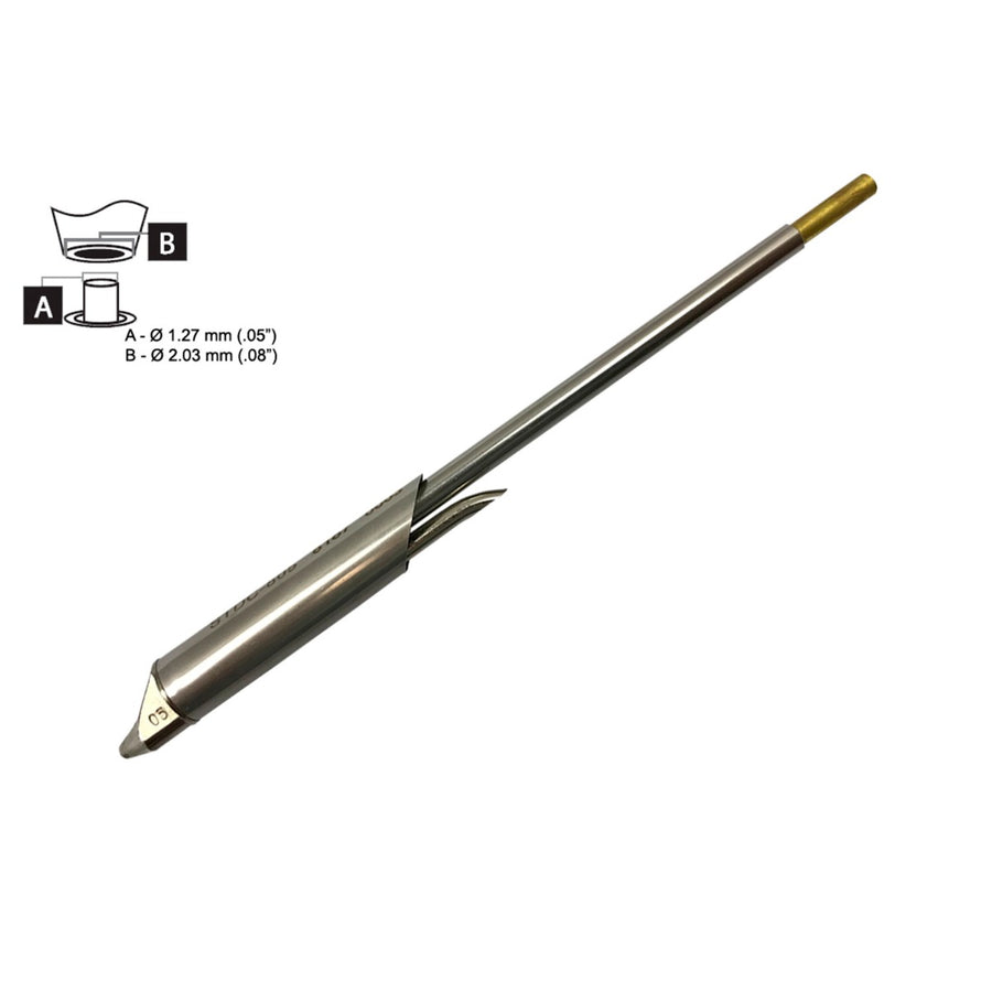 Metcal STDC-105 STDC 700 Series Standard Cartridge Desoldering Tip, .050"