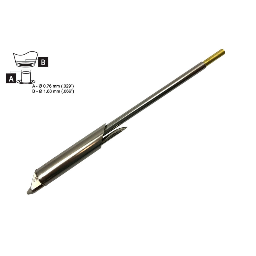 Metcal STDC-803 STDC 800 Series Standard Cartridge Desoldering Tip, .030"