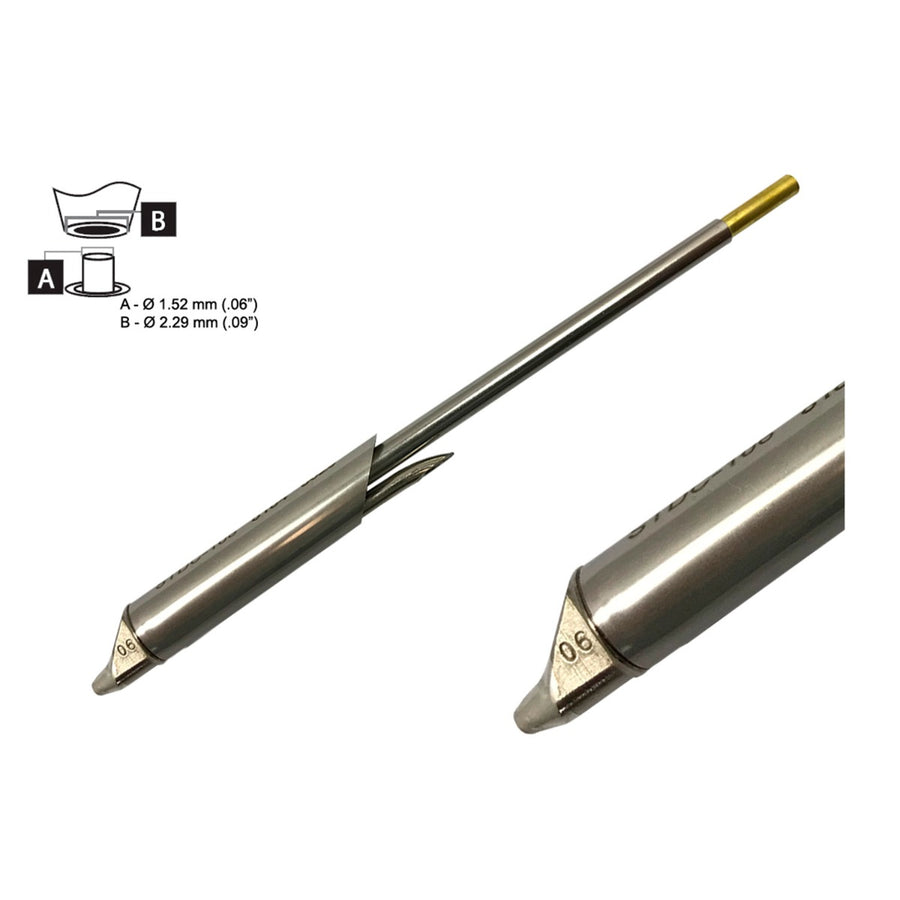 Metcal STDC-806 STDC 800 Series Standard Cartridge Desoldering Tip, .060"