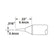 Metcal STTC-022 STTC 600 Series Sharp Conical Cartridge Soldering Tip for MX Series Systems, 0.40mm