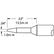 Metcal STTC-101P Sharp Conical Cartridge Soldering Tip for MX Series Systems