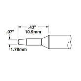 Metcal STTC-104 Series STTC Chisel Soldering Cartridge