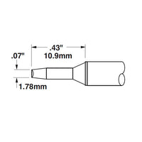 Metcal STTC-104 Series STTC Chisel Soldering Cartridge