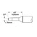 Metcal STTC-104 Series STTC Chisel Soldering Cartridge