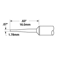 Metcal STTC-842 Special Build Long Reach Chisel Solder Tip Cartridge