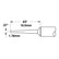 Metcal STTC-842 Special Build Long Reach Chisel Solder Tip Cartridge