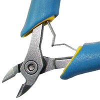 Swanstrom M140E ESD-Safe Ergonomic Oval Head Diagonal Bevel Semi Flush Cutter, 5-5/8"