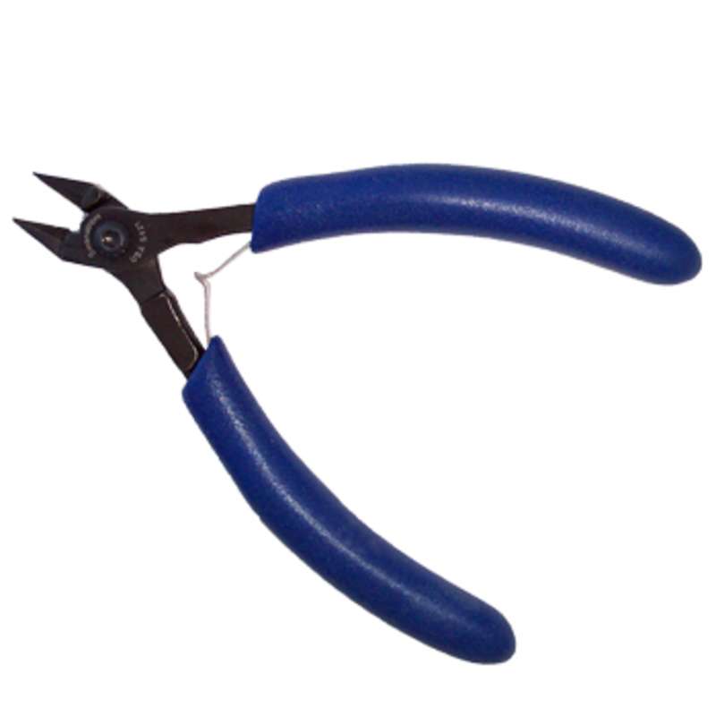 SWANSTROM S421 ESD-Safe Tapered Slim Head Super Flush Cutters with Traditional Grip Handles, 4-13/16" Long