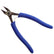 Swanstrom S521 ESD-Safe Slim Tapered Head Super Flush Cutter with Cushion Grip Handle, 5-13/16"