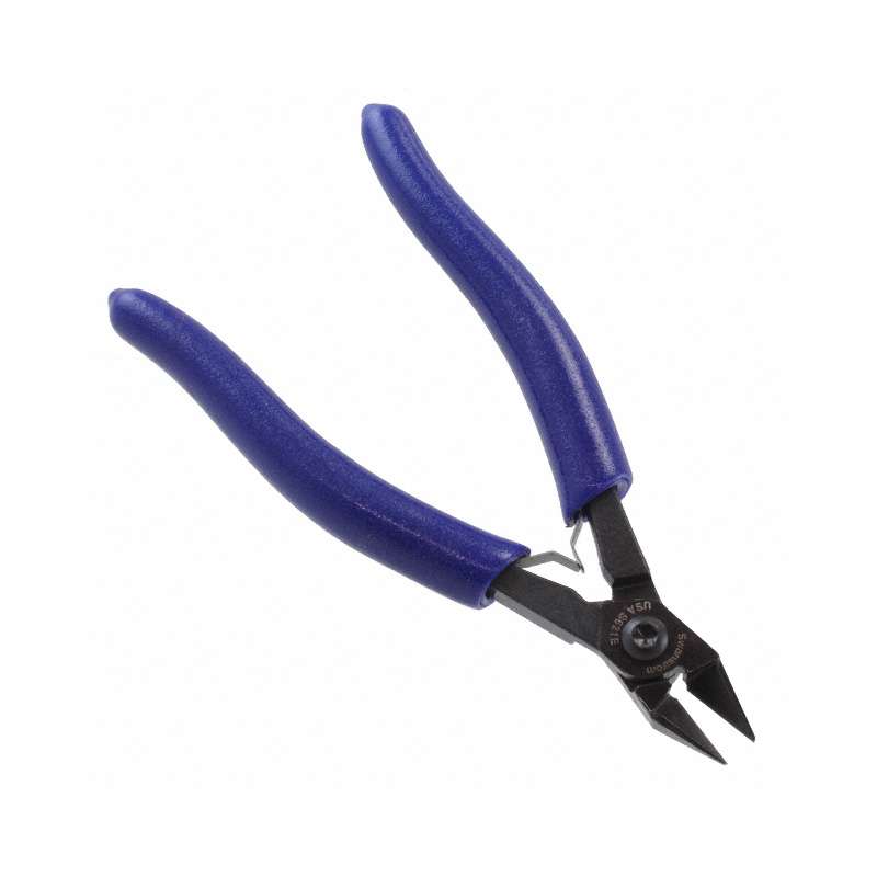 Swanstrom S621E ESD-Safe Slim Tapered Head Super Flush Cutter with Ergonomic Grip Handle, 6-3/8"