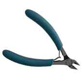 Swanstrom 420 ESD-Safe Slim Tapered Head Flush Cutter with Cushion Grip Handle, 4-13/16"
