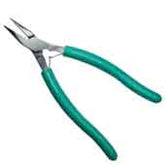 Swanstrom ELX54G ESD-Safe Thin Head Long Nose Plier with Smooth Jaw & Erogonomic Handle, 5.25"