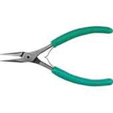 Swanstrom LX4 ESD-Safe Submini Needle Nose Plier with Serrated Jaw, 4.50"