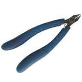 Swanstrom S421E ESD-Safe Slim Tapered Head Ultra-Flush Cutters with Ergonomic Grip Handles, 5-5/8" Long