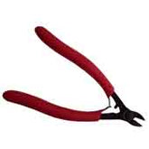 Swanstrom S44E ESD-Safe Oval Head Super Flush Cutters with Ergonomic Grip Handles, 5-5/8" Long