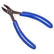 Swanstrom S510 ESD-Safe Oval Head Beveled Edge Cutter with Cushion Grip Handle, 4-15/16"