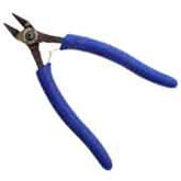 Swanstrom S521 ESD-Safe Slim Tapered Head Super Flush Cutter with Cushion Grip Handle, 5-13/16"