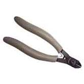 Swanstrom S63E ESD-Safe Oval Slim Head Full Flush Cutter with Cushion Grip Handle, 6"