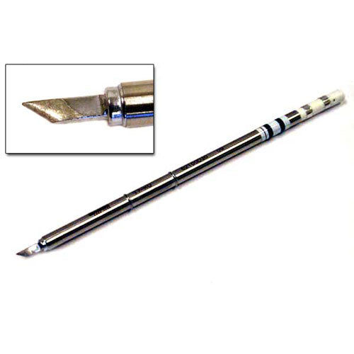 Hakko T15-KU 45° T15 Series Knife Soldering Tip, 3mm x 11mm for FM-2027/203/204/205/206