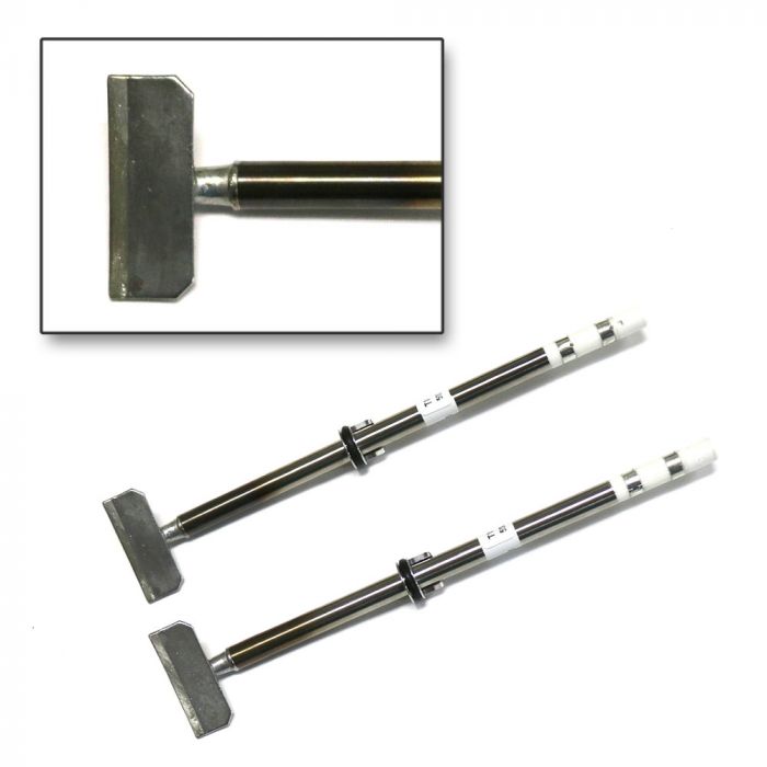 Hakko T16-1012 T16 Series SOP Soldering Tip, 18mm for FM-2022/203/206, FX-600/8801, 2/Pak