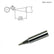 Hakko T18-B Conical Soldering Tip for FX-8801, 0.5mm x 14.5mm